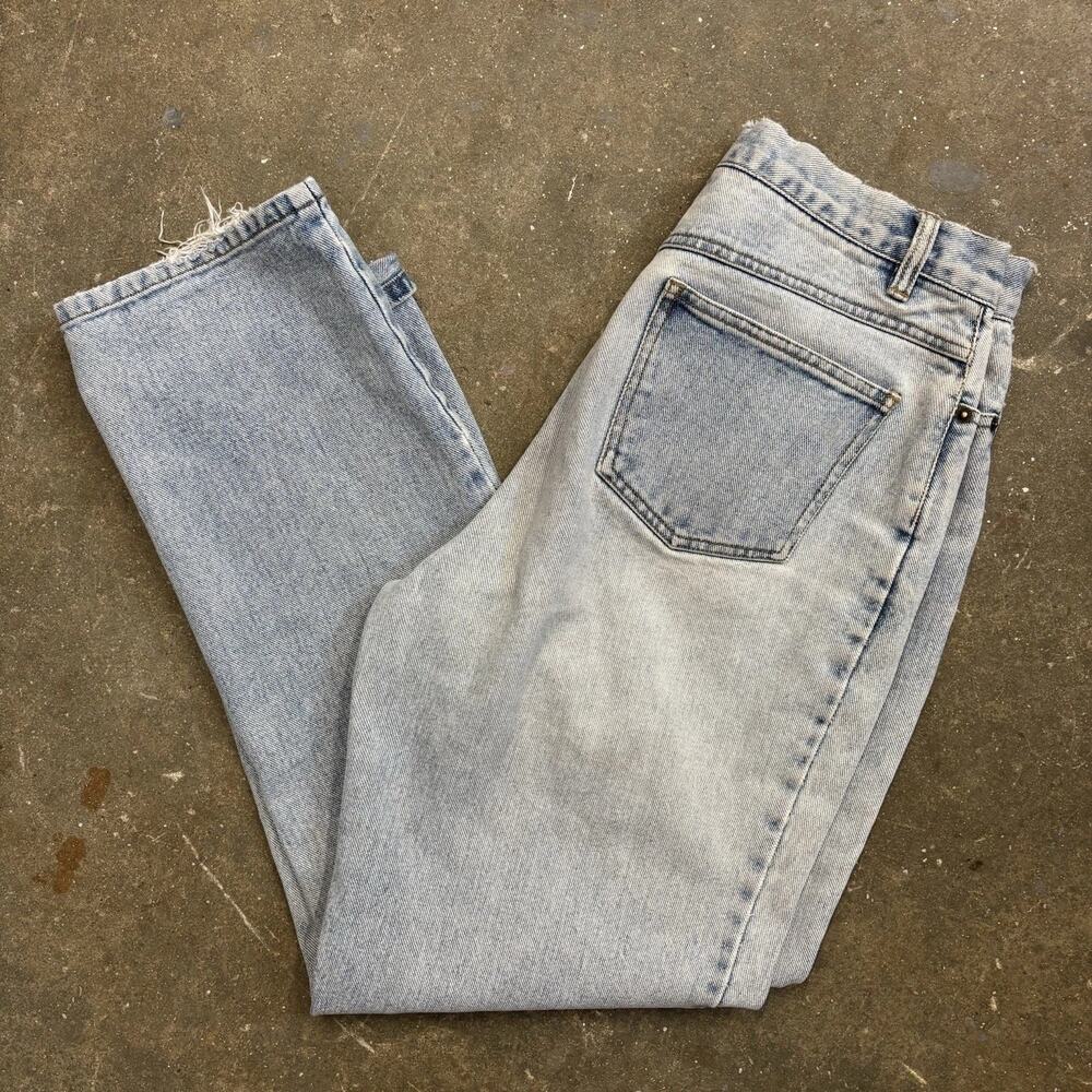 Vintage Telluride Wide Leg Low Rise Jeans Women’s 10 Grunge Denim Worn-in 90s